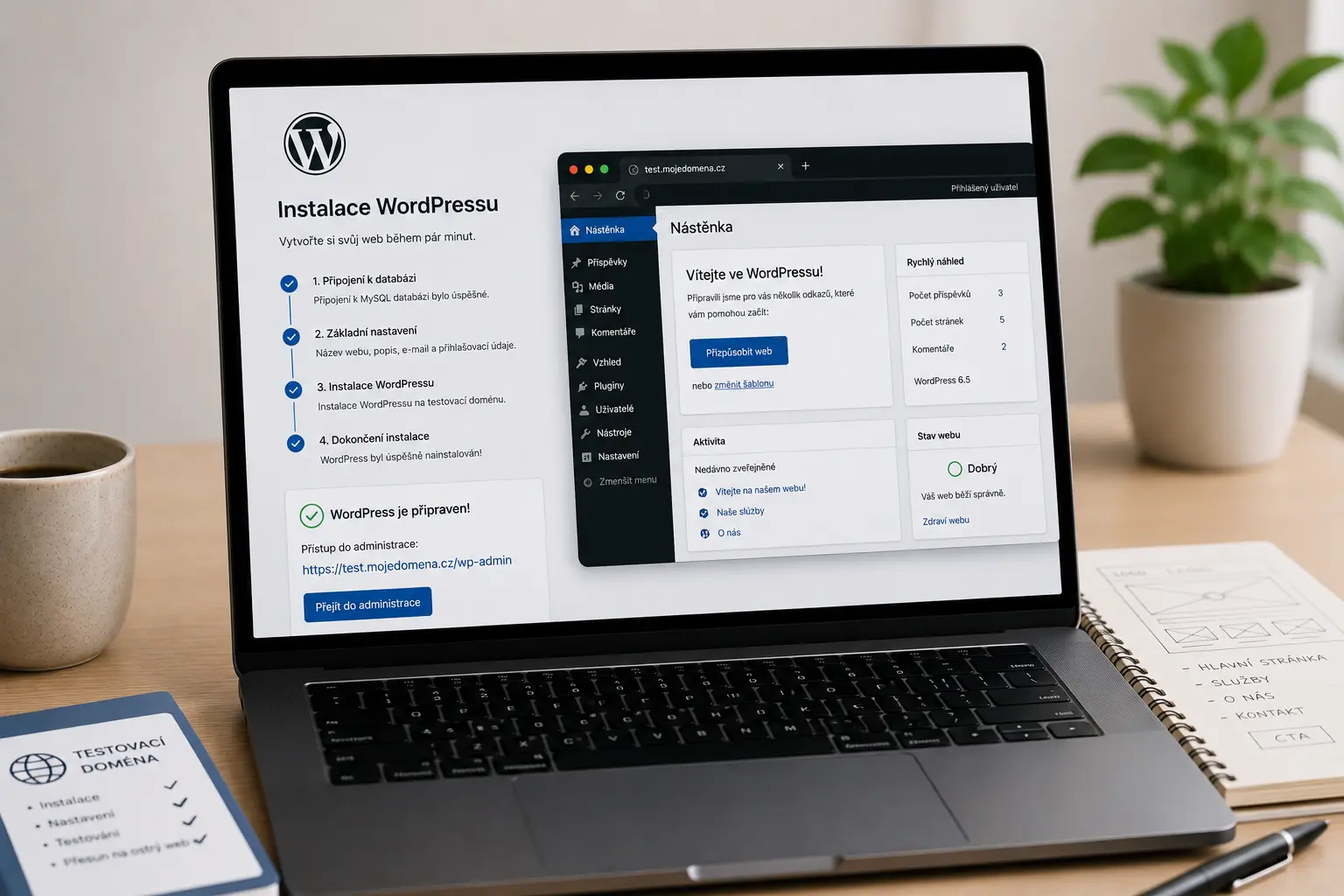 Instalace WordPressu