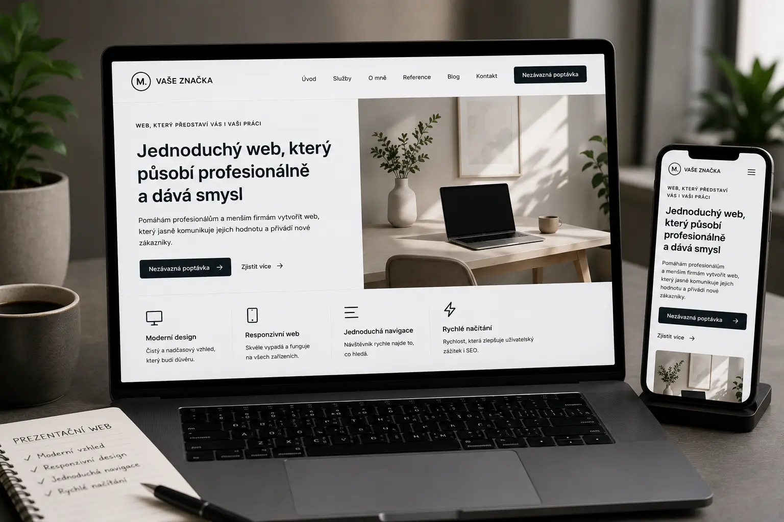 Erstellung einer Präsentationswebsite