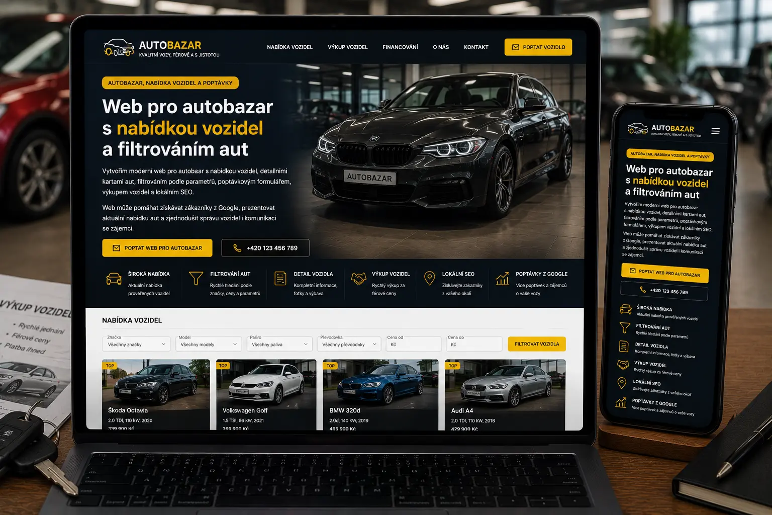 Web pro autobazar