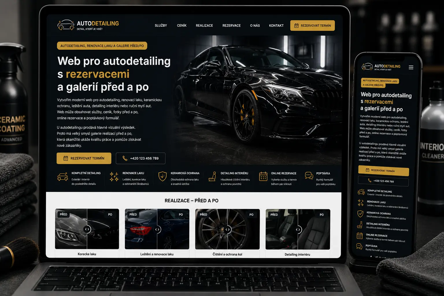 Web pro autodetailing